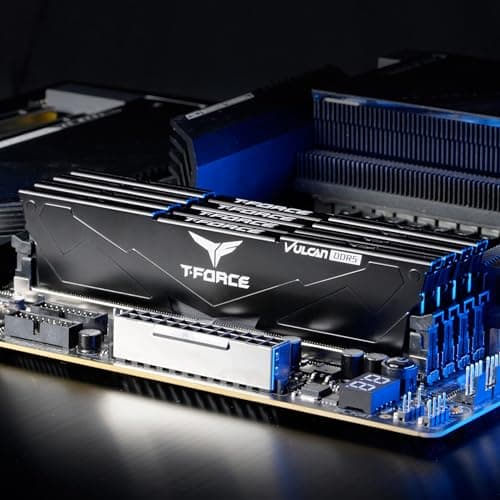 TEAMGROUP T-Force Vulcan Black DDR5-6000 CL38 64GB (2x32GB) image