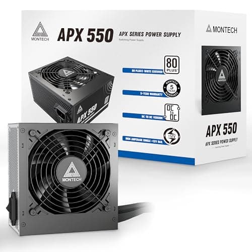 Montech APX Black 550W Non-Modular 80+ Certified image