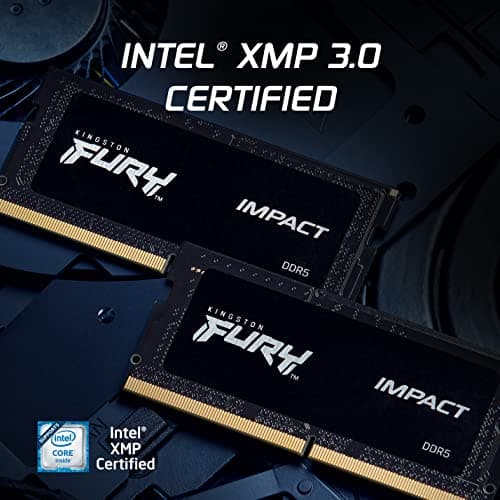 Kingston FURY Impact Black DDR5 SODIMM-6000 CL38 16GB (1x16GB) image