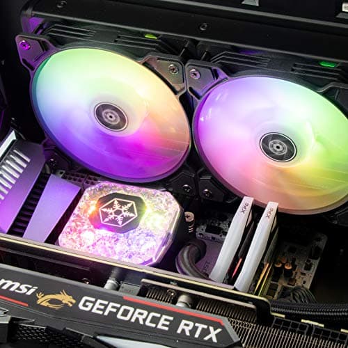 Silverstone IceGem Water 280mm 99.2 CFM Black image