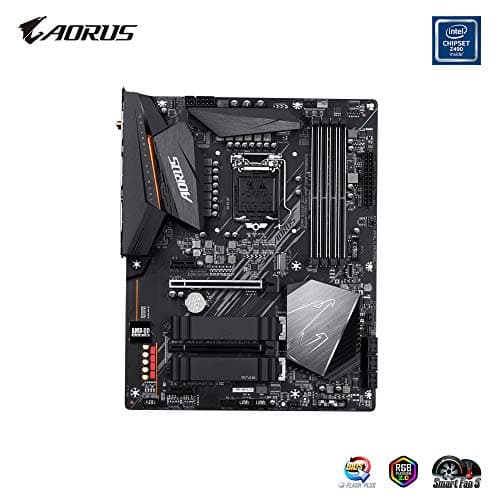 GIGABYTE Z490 AORUS ELITE LGA 1200 Intel Z490 ATX Motherboard with Dual M.2, SATA 6Gb/s, USB 3.2 Gen 2, 2.5 GbE LAN image