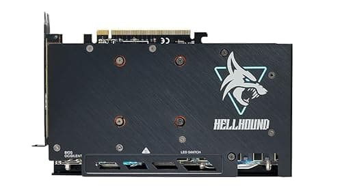 PowerColor Hellhound OC Radeon RX 7600 XT 16GB GDDR6 Black image