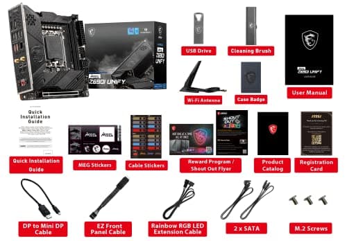 MSI Z690 MEG Z690I UNIFY LGA1700 DDR5 Mini ITX image