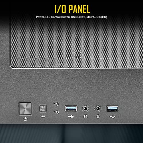 Antec Draco 10 Micro ATX Mini Tower Black Tempered Glass Side Panel, USB 3.2 Gen 1 Type-A image