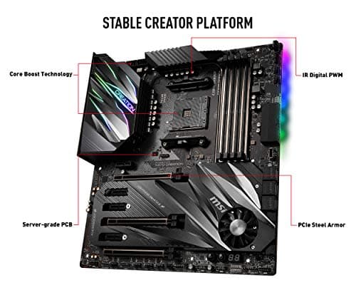 MSI X570 PRESTIGE CREATION AM4 DDR4 EATX image