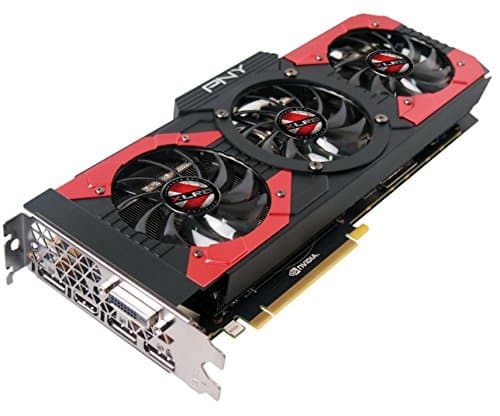 PNY XLR8 GeForce GTX 1080 8GB GDDR5X Black / Red image