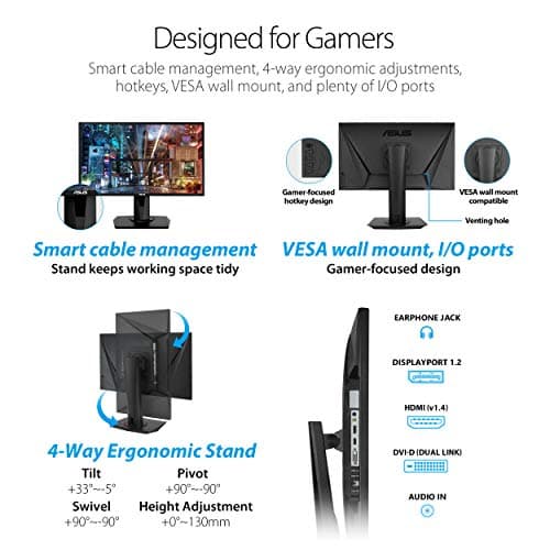 Asus VG248QG 24" 1080p 165Hz TN Monitor image