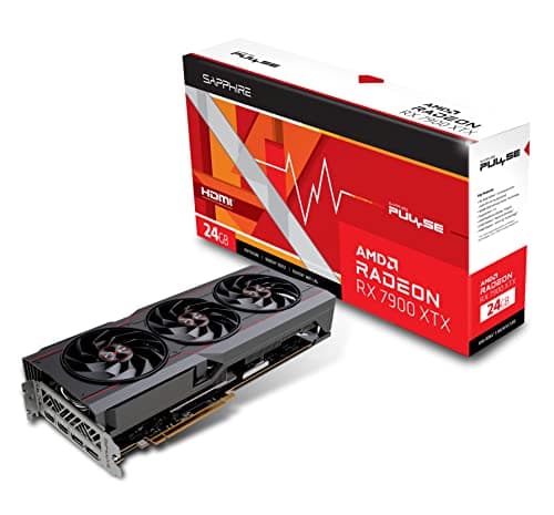 Sapphire PULSE Black / Red Radeon RX 7900 XTX 24GB GDDR6 Black / Red main image