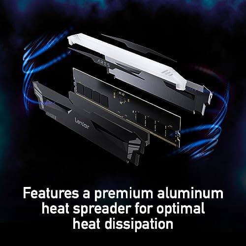 Lexar Ares RGB Black / Silver DDR5-6400 CL32 32GB (2x16GB) image