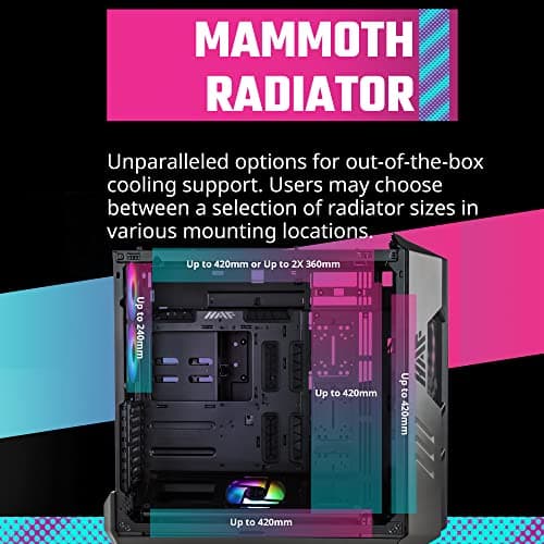 Cooler Master HAF 700 ATX Full Tower Black Tempered Glass image