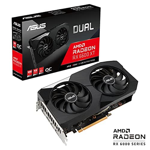 Asus DUAL OC Radeon RX 6600 XT 8GB GDDR6 Black / White image