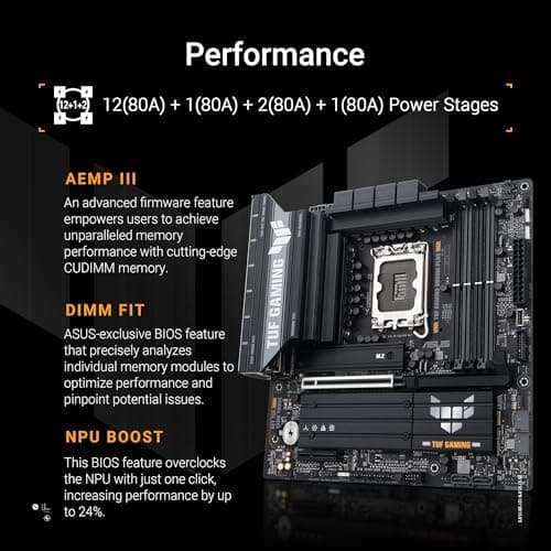 Asus B860 TUF GAMING B860M-PLUS DDR5 Micro ATX image
