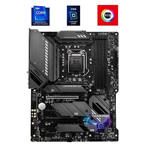 MSI MAG Z590 TOMAHAWK WIFI LGA 1200 ATX Motherboard image