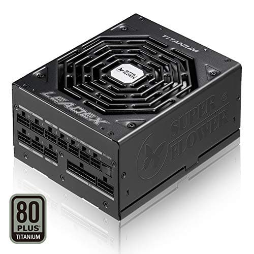 Super Flower Leadex Titanium Black 1000W Fully Modular 80+ Titanium Certified image