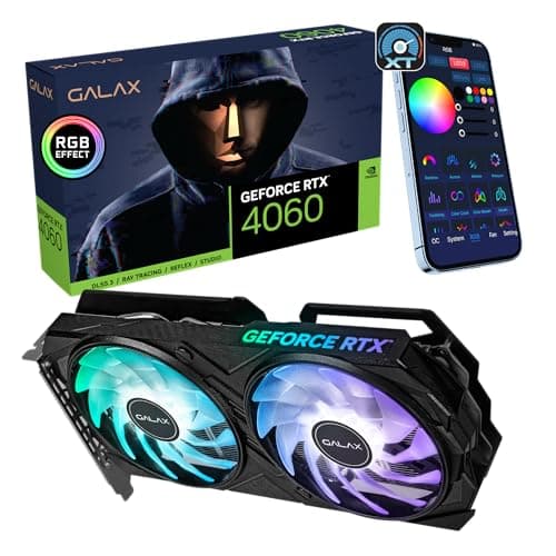 GALAX EX (1-Click OC) GeForce RTX 4060 8GB GDDR6 Black image