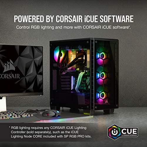 Corsair iCUE SP140 140mm Black RGB 2-Pack image
