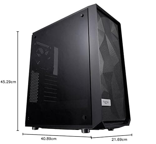 Fractal Design Meshify C ATX Mid Tower Black Tinted Tempered Glass image
