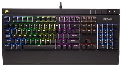 Corsair STRAFE RGB Wired Cherry MX Silent Mechanical Gaming Keyboard image