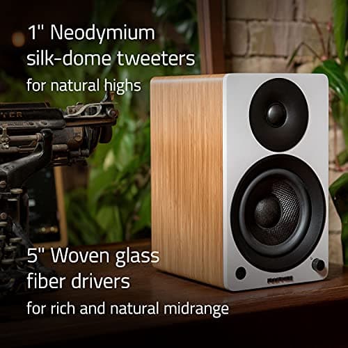 Fluance Ai60 White Walnut 2.0 100 W Speaker System image