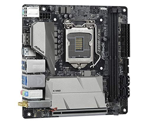 ASRock Z490M-ITX/ac LGA 1200 Intel Z490 SATA 6Gb/s Mini ITX Intel Motherboard image