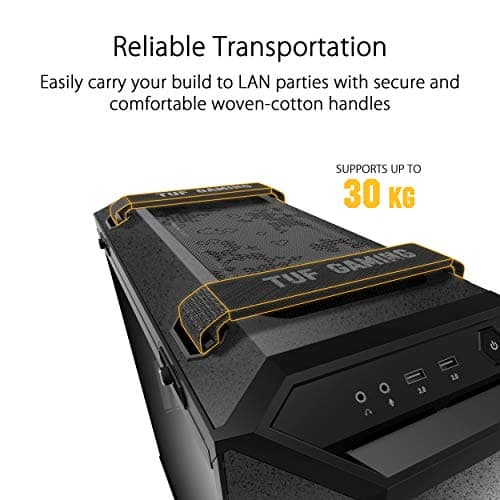 Asus TUF Gaming GT501 ATX Mid Tower Black / Gray with Tempered Glass Side Panel and USB 3.2 Gen 1 Type-A image