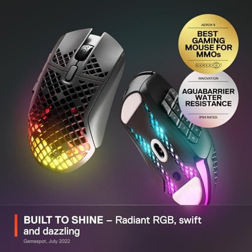 SteelSeries Aerox 9 Wireless Optical Gaming Mouse image