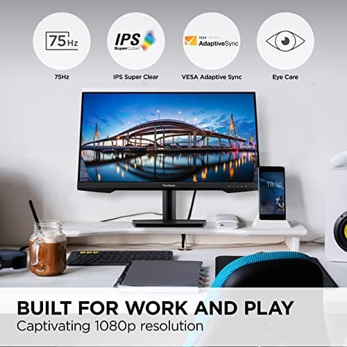 ViewSonic VA2409M 24" 1080p 75Hz IPS Monitor image