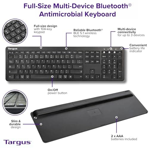 Targus AKB864US Bluetooth Slim Keyboard image