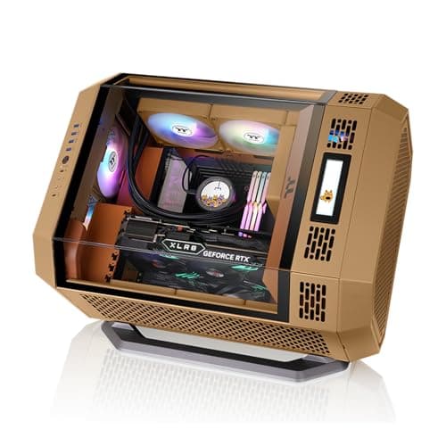 Thermaltake CT140 EX 140mm Brown ARGB Sync PWM 90.3 CFM 3-Pack image