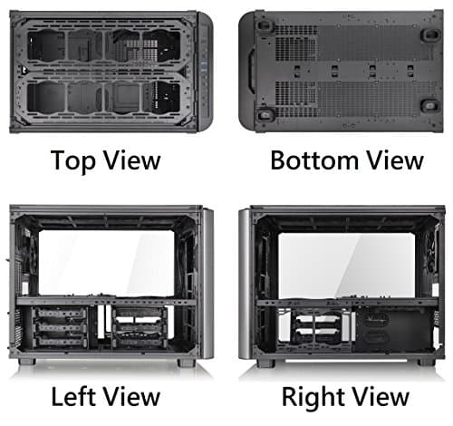Thermaltake Level 20 XT ATX Desktop Black / Silver Tempered Glass Side Panel, USB 3.2 Gen 2 Type-C, USB 3.2 Gen 1 Type-A, USB 2.0 Type-A image