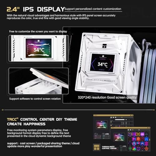 Thermalright Burst Assassin 120 Vision 66.17 CFM Air 156mm White image