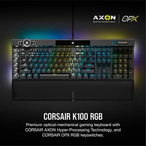 Corsair K100 RGB Wired Optical-Mechanical Gaming Keyboard image