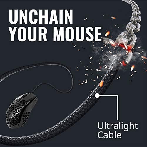 Cooler Master MM710 Glossy Black Wired Optical Mouse image