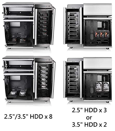 Thermaltake Level 20 ATX Full Tower Black / Silver Tempered Glass Side Panel image