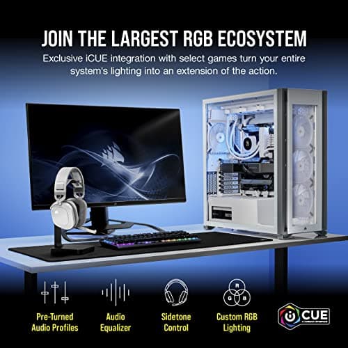 Corsair HS80 RGB Closed Gaming Headset image