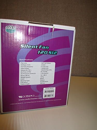 Cooler Master Sleeve Bearing 120mm Silent Fan for Computer Cases, CPU Coolers, and Radiators (Value 4-Pack) image