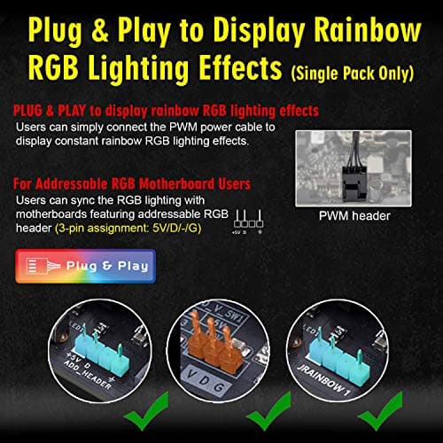 Enermax SquA 120mm White RGB PWM 68.27 CFM 1-Pack image