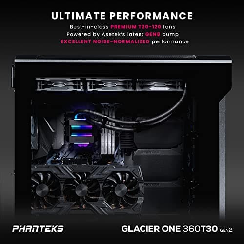 Phanteks Glacier One 360 T30 Gen2 101 CFM Water 360mm Black / Gray image