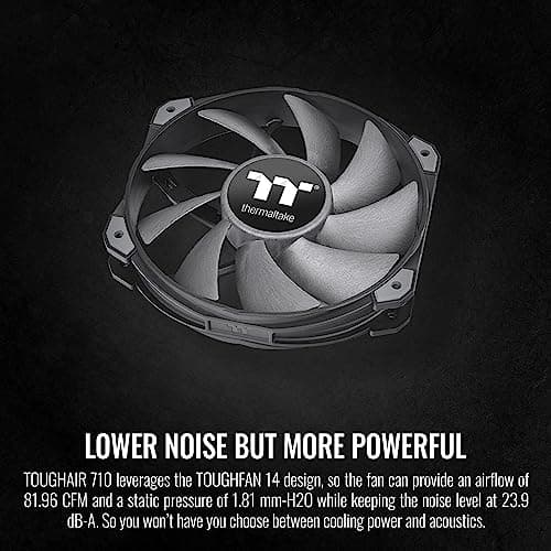 Thermaltake TOUGHAIR 710 Air 165mm 81.96 CFM Gray image