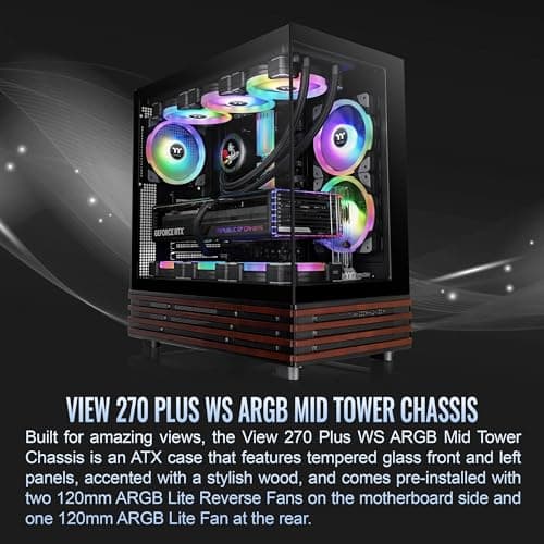 View 270 Plus WS ARGB Black Mid Tower Chassis image
