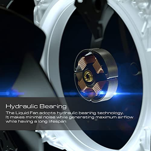 GAMDIAS AURA GL360 Water 360mm 66.7 CFM Black image