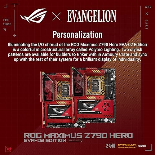 Asus ROG MAXIMUS Z790 HERO EVA-02 EDITION DDR5 ATX image