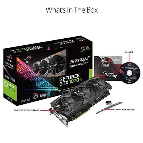 Asus ROG STRIX GeForce GTX 1070 Ti 8GB GDDR5 Black image