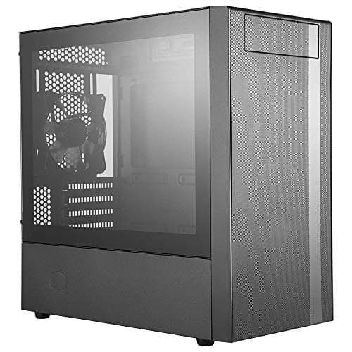 Cooler Master MasterBox NR400 (w/ODD) Micro ATX Mid Tower Black Tempered Glass Side Panel USB 3.2 Gen 1 Type-A main image