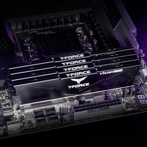 TEAMGROUP T-Force Vulcan Black DDR5-6000 CL38 64GB (2x32GB) image