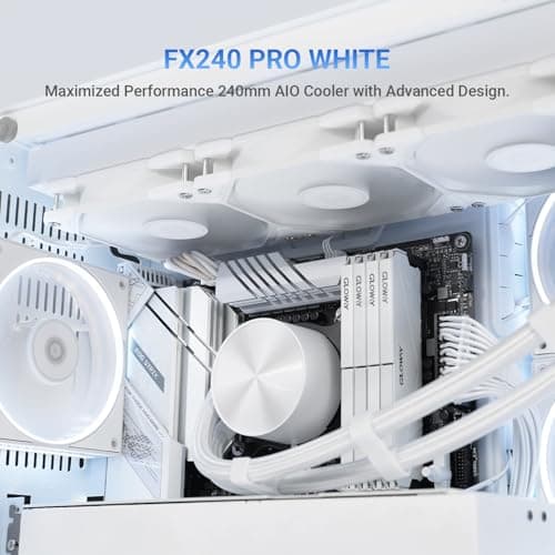 ID-COOLING FX240 PRO 82.5 CFM Water 240mm White image
