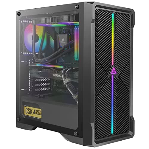 Antec NX420 ATX Mid Tower Black Tempered Glass Side Panel image