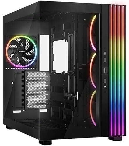 be quiet! Light Base 900 FX ATX Full Tower Black Tempered Glass Side Panel, USB 3.2 Gen 2 Type-C, USB 3.2 Gen 1 Type-A main image