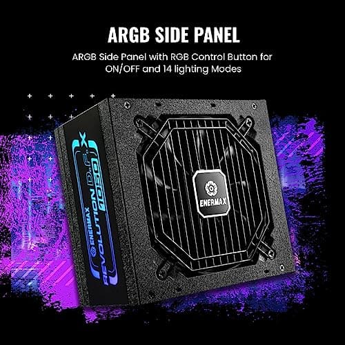Enermax Revolution D.F. X Black ATX 1050W Fully Modular 80+ Gold Certified image