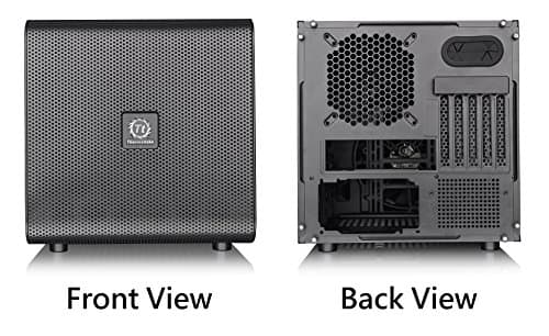 Thermaltake Core V21 Micro ATX Mini Tower Black with Acrylic Side Panel and USB 3.2 Gen 1 Type-A image
